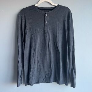 Croft & Barrow Gray Henley